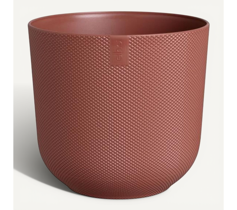 Pot D'intérieur Rond Jazz - Rouge D.26 X H24 Cm, 100% Recyclé