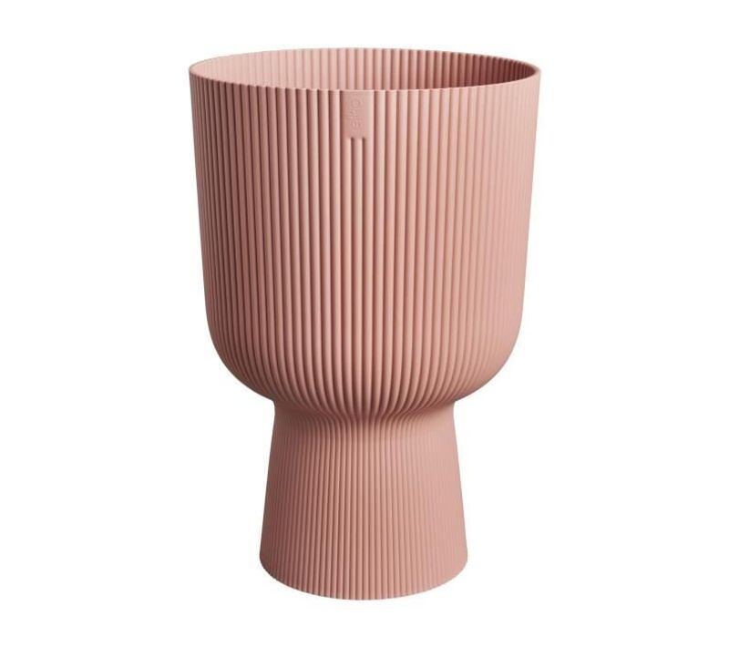 Pot De Fleur - Vibes Fold Coupe - Rose - L 30 X B 29.5 X H 45 Cm - Intérieur - 100% Recyclé