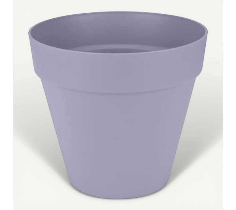 Pot Rond Loft Urban Violet D. 28,5 Cm – 100% Recyclé, Réservoir Intégré