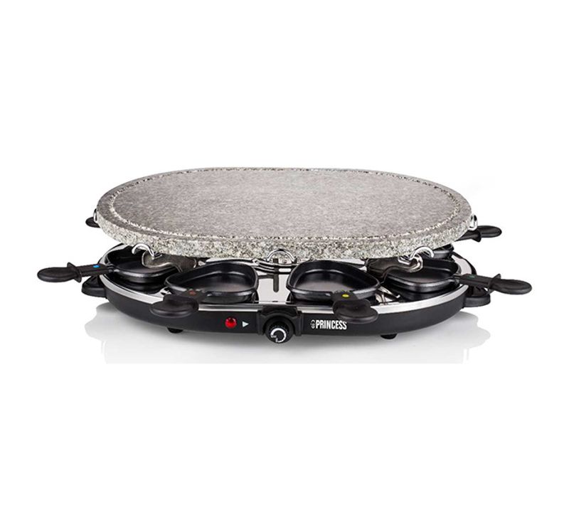 Appareil à Raclette 8 Personnes 1200w + Pierre à Griller - 162720-01-001