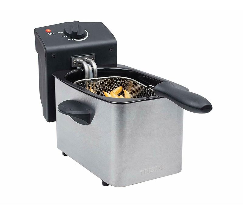 Friteuse Electrique Semi-professionnelle Inox 2L 800W FR-6919