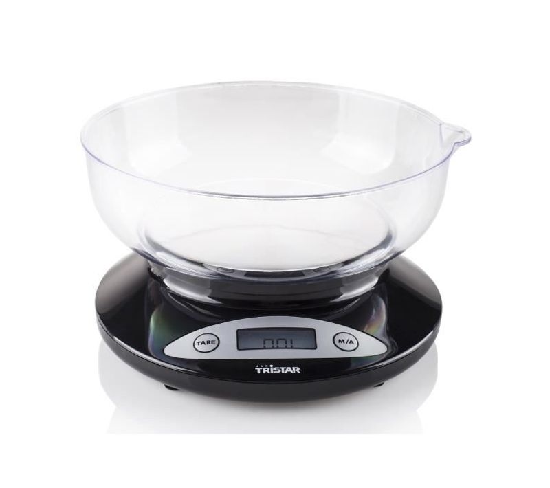 Balance De Cuisine Panneau De Contrôle Digital 2kg / 1g Bol Mesureur - Kw-2430