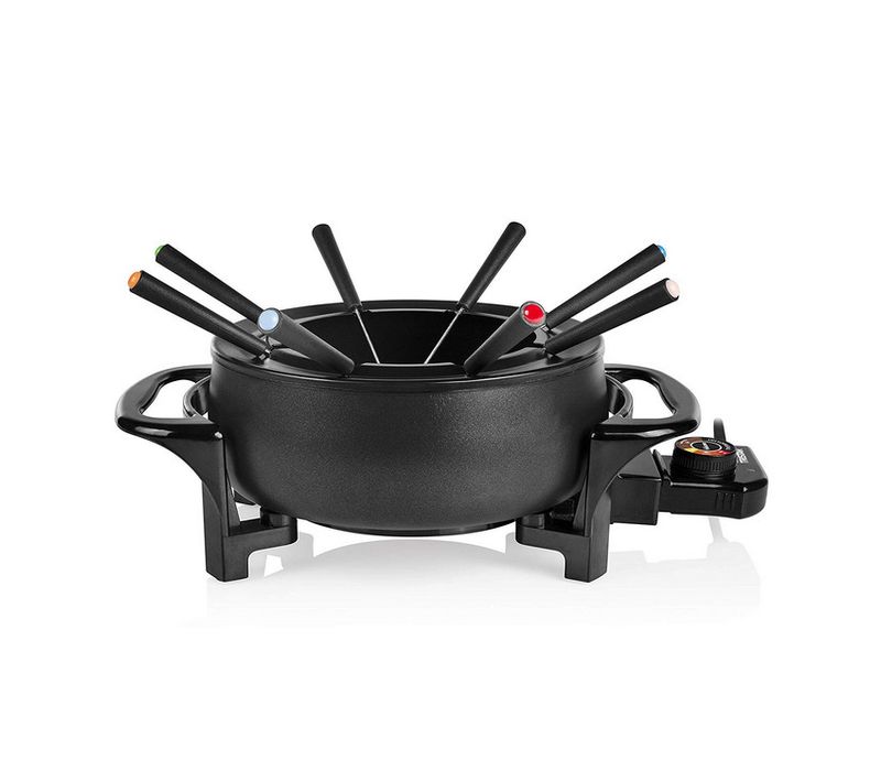 Appareil à Fondue 1000w 8 Fourchettes Noir - Fo-1107