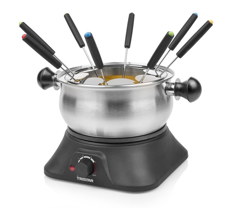 Fondue 1400w 8 Fourchettes Inox/noir - Fo1109