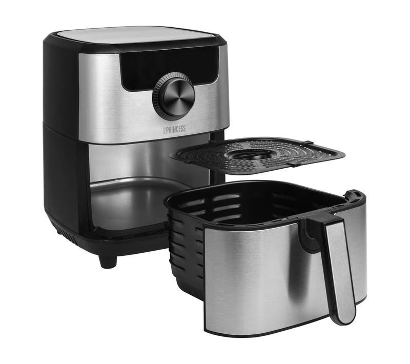 Friteuse Numérique Deluxe 1500 W 4,5 L Argenté