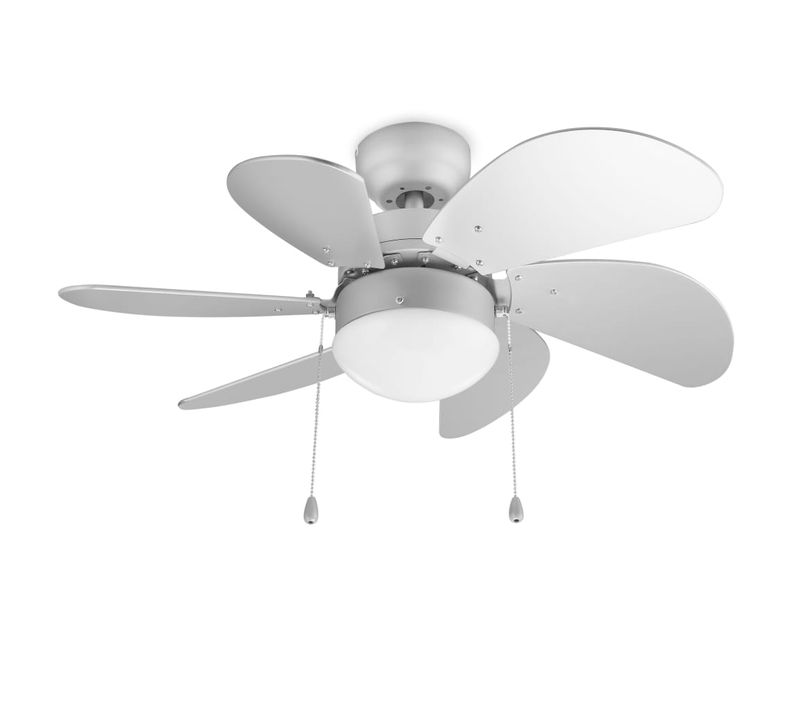 Ventilateur De Plafond Ve-5810 50 W 76 Cm Argenté