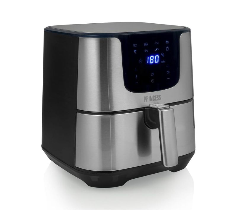 Friteuse Numérique Deluxe Xxl 5,5 L 1700 W Noir Et Argenté