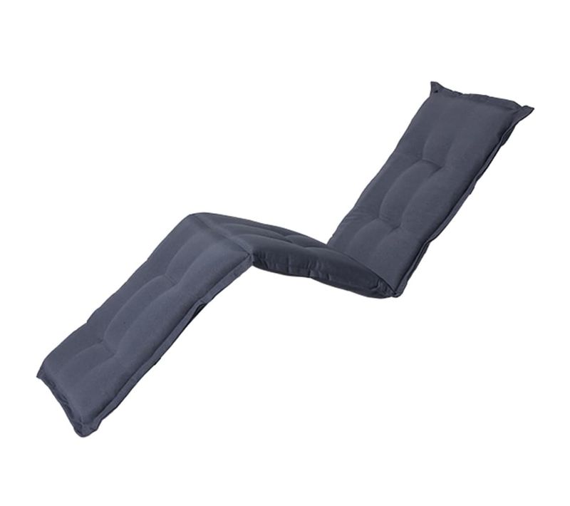 Coussin De Chaise Longue Panama 200x60 Cm Gris