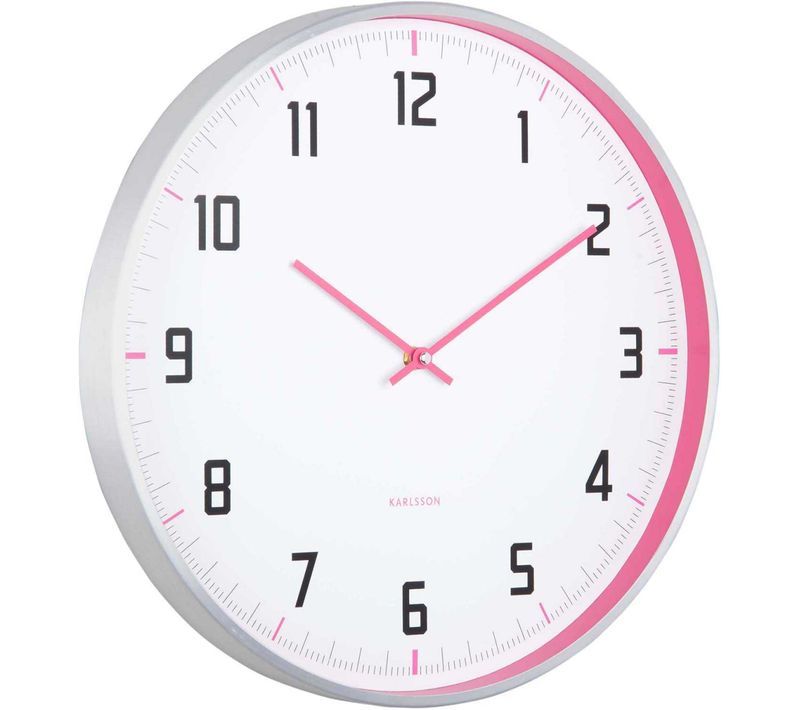 Horloge Murale Ronde 40 Cm Sporty Rose
