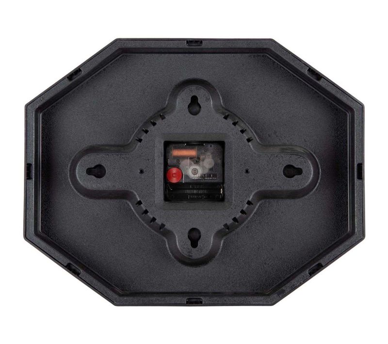 Horloge Murale Octogonale En Résine Factory Marron