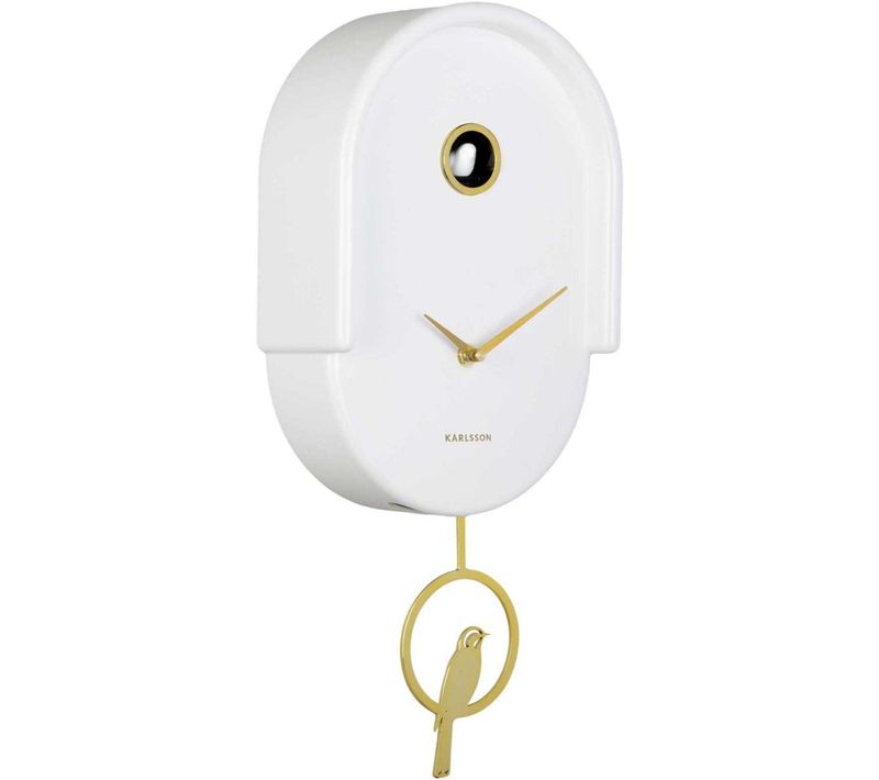 Horloge Murale En Abs Tweet Blanc