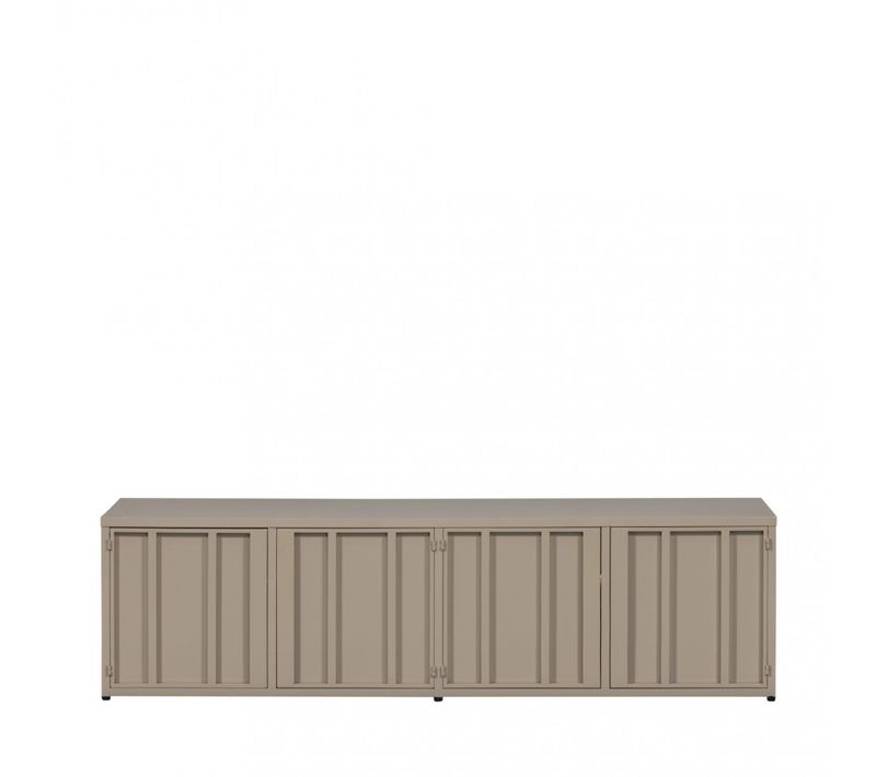 Meuble TV 4 Portes En Métal L160cm