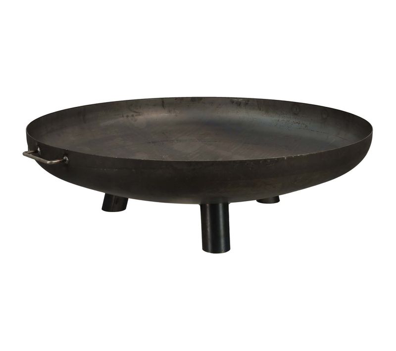 Brasero En Acier 3 Larges Pieds Diamètre 100 Cm