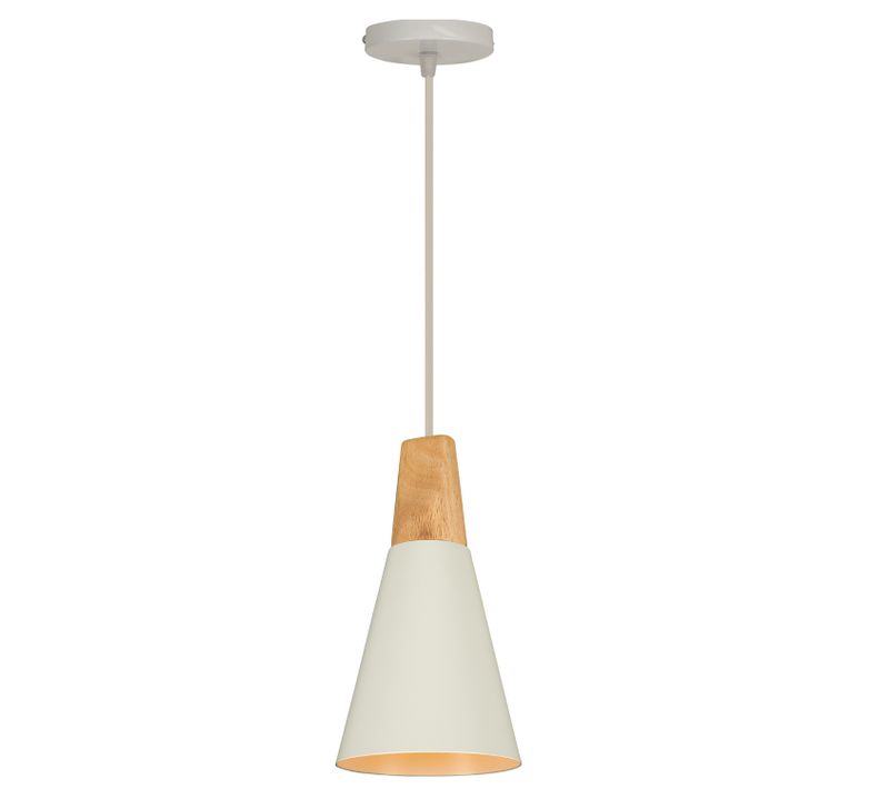 Lustre Suspension Moderne E27 Plafonnier Nordique Pour Chambre Salon Cuisine Café Blanc
