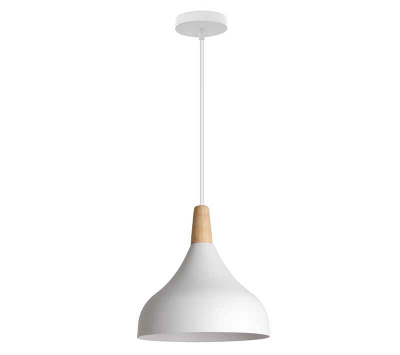 Lustre Suspension Moderne E27 Lampe De Plafond Créatif Pour Chambre Salon Cuisine Café Blanc