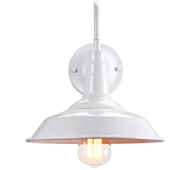 Applique Murale Industriel E27 Lampe Interieur Extérieur Luminaire Éclairage Pour Chambre Blanc