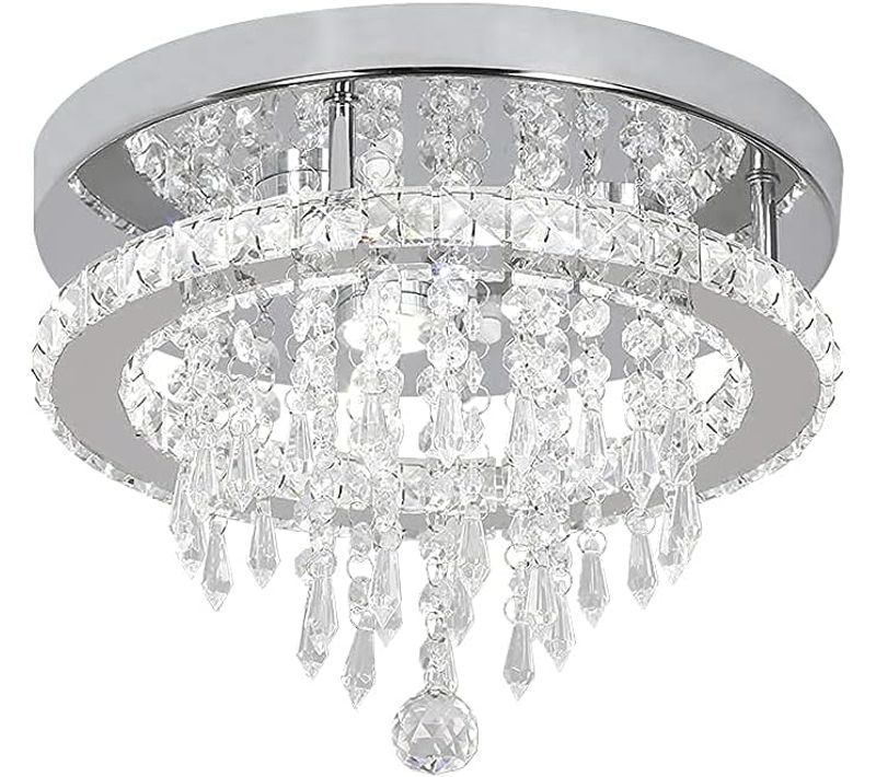 Plafonnier Cristal Moderne Luminaires De Plafond LED Pour Salle à Manger Chambre Salon Blanc Froid