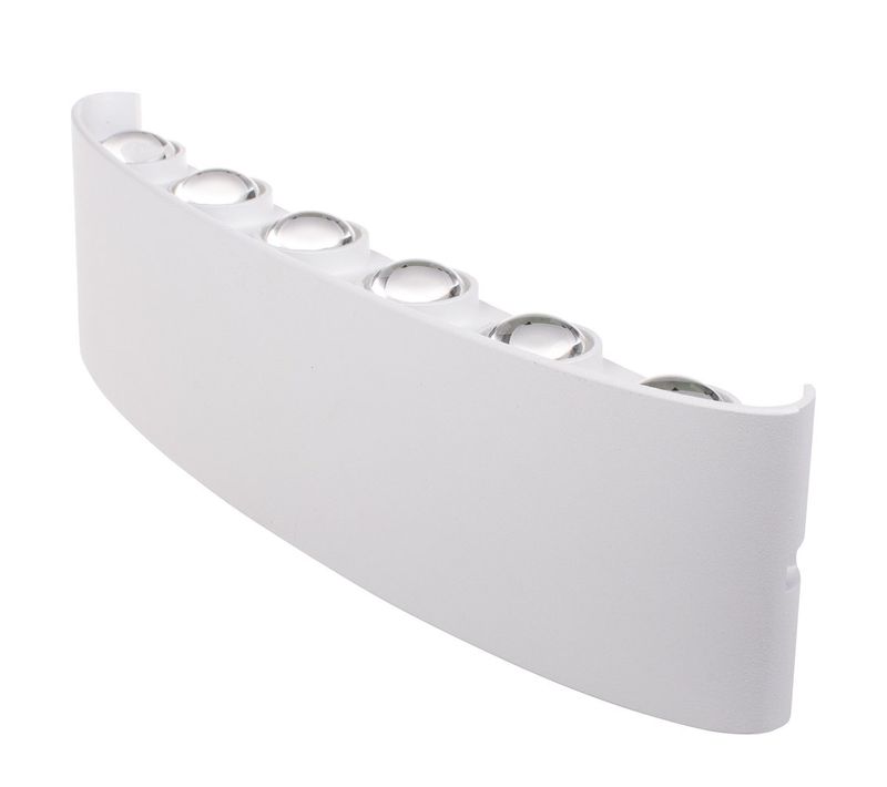 Applique Murale Moderne 12w Blanc Lampe Murale LED D'intérieur En Aluminium, Blanc Chaud