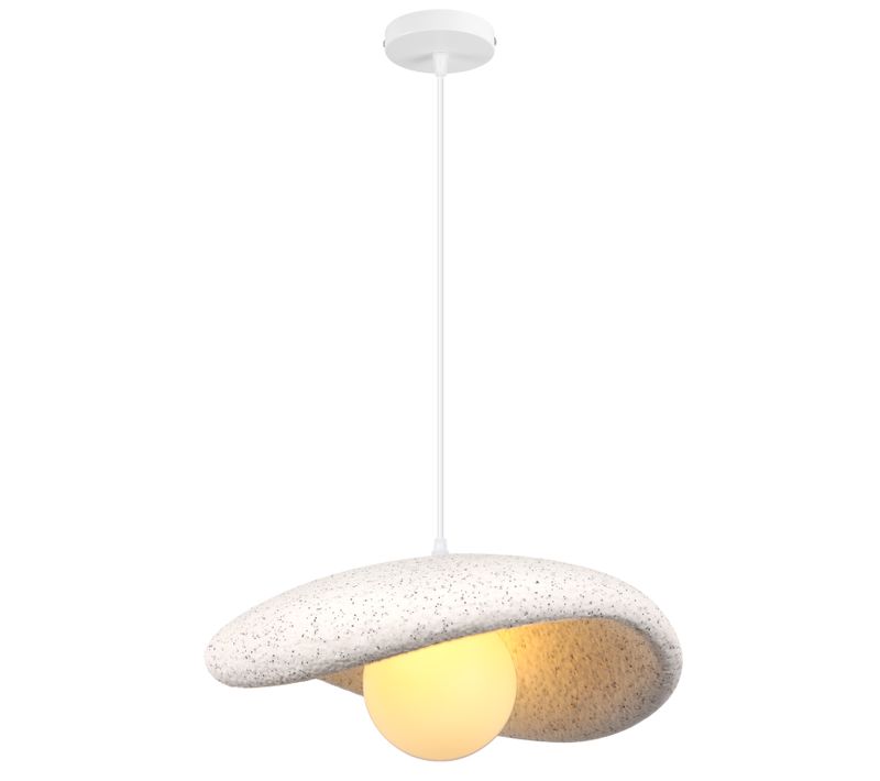 30cm Suspension Lustre Moderne Lustre Créatif D'intérieur Plafonnier Rétro E27 Blanc