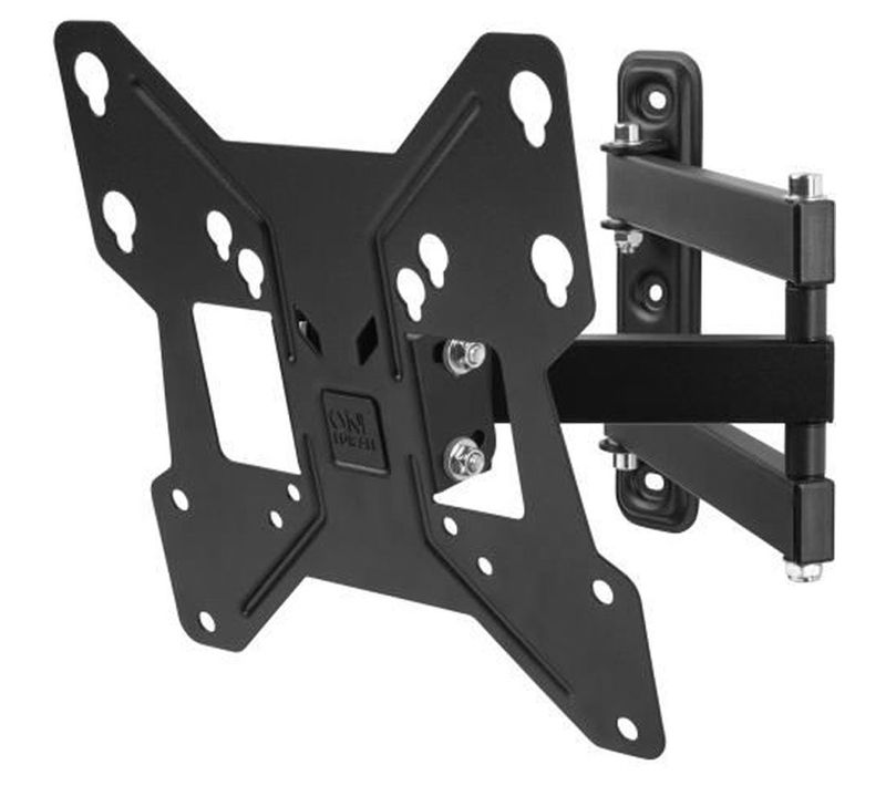 Support Mural Articulé TV 13–40" (33–102 Cm) - Inclinaison 15°, Rotation 180°