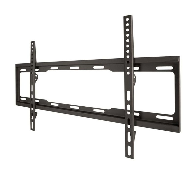 Support Mural Fixe Pour TV 32–84" - Charge 100 Kg, Profil 25 Mm, Vesa 100x100–600x400