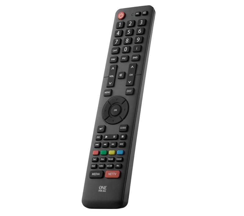 Télécommande Universelle - Urc1916 - Compatible Avec TV Hisense - Design Élégant - Noir