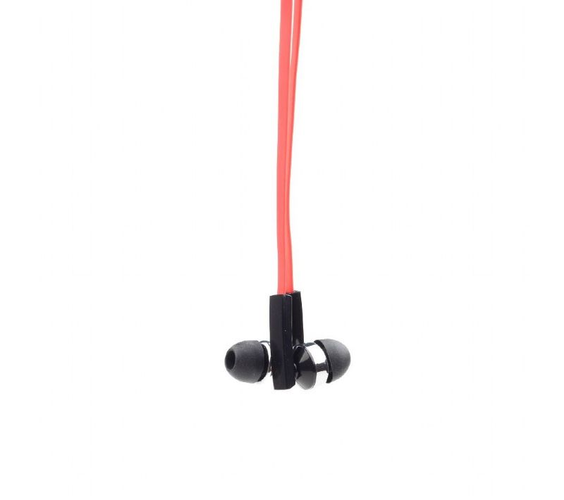 Ecouteur Filaire Porto Noir, Rouge