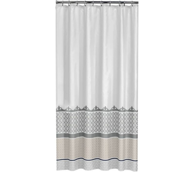 Rideau De Douche Marrakech 180 Cm Argenté