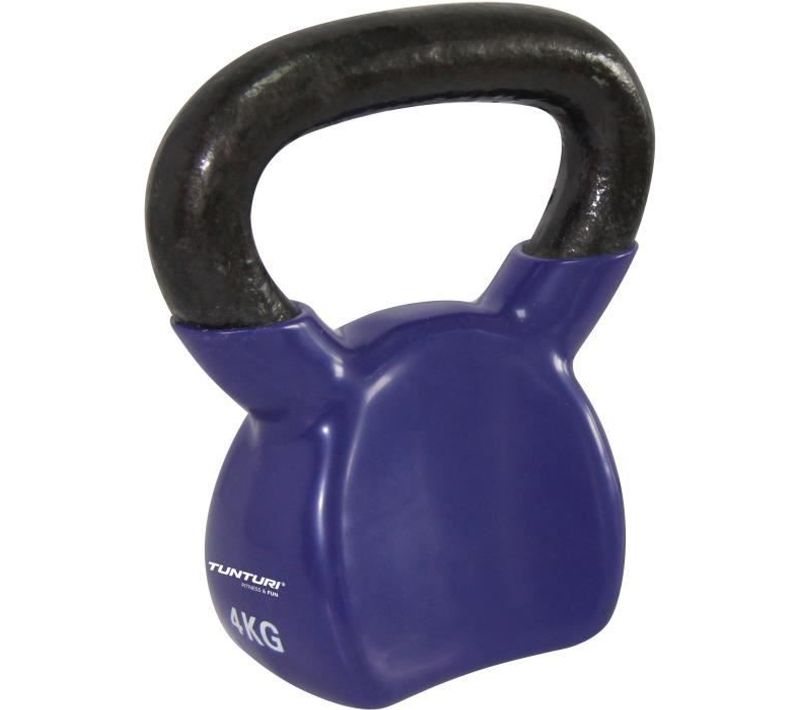 Kettlebell Vinyle 4 Kg Violet