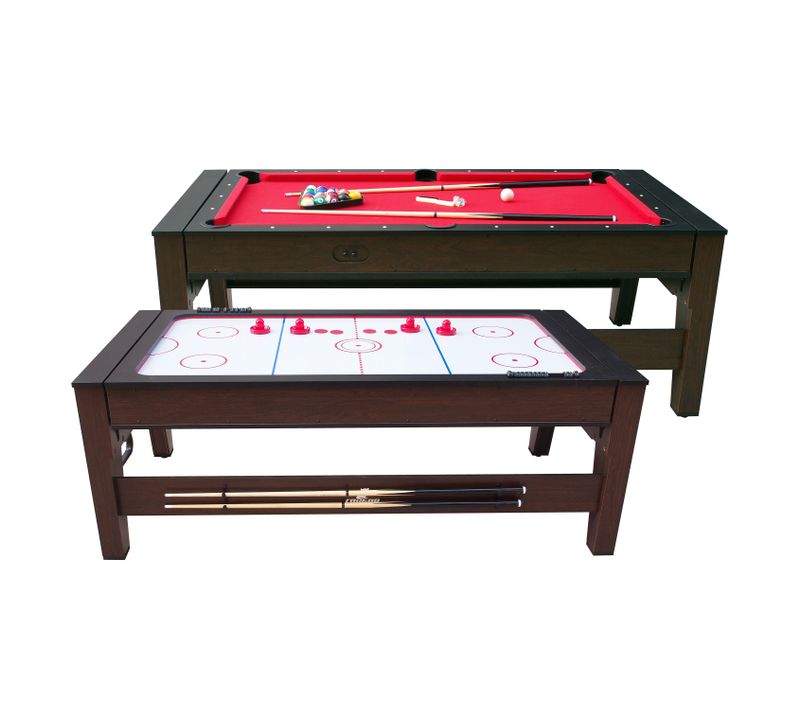 Cougar Table De Billard et Air Hockey Reverso 6ft Marron / Rouge Pour L'intérieur - Accessoires