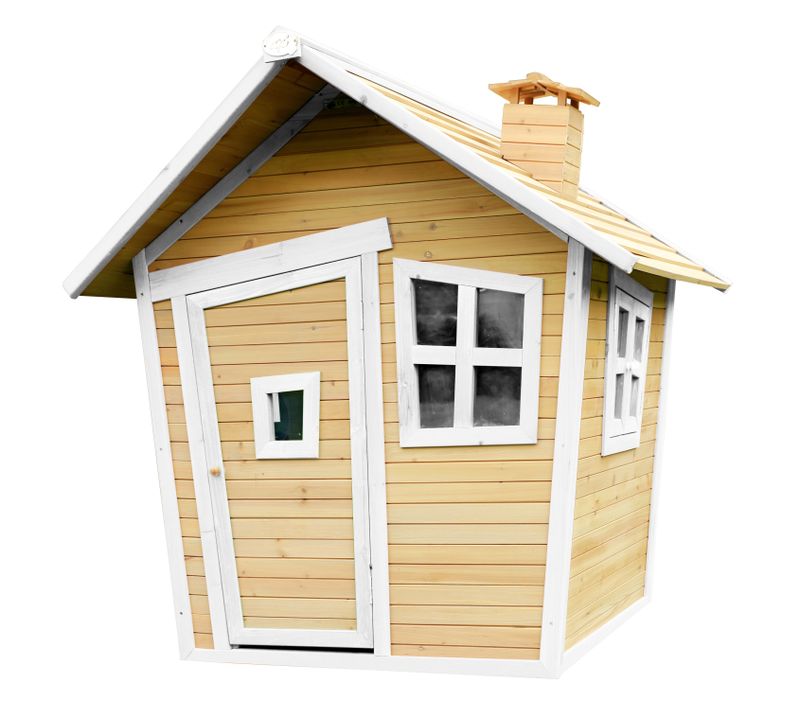 Alice Maison Enfant En Bois Fsc - Maison De Jeux Pour L'extérieur / Jardin En Marron et Blanc -