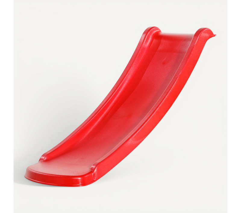 Sky120 Toboggan Rouge - 118 Cm - Élément Complémentaire Pour Aire De Jeux / Maison De Jeu Enfant