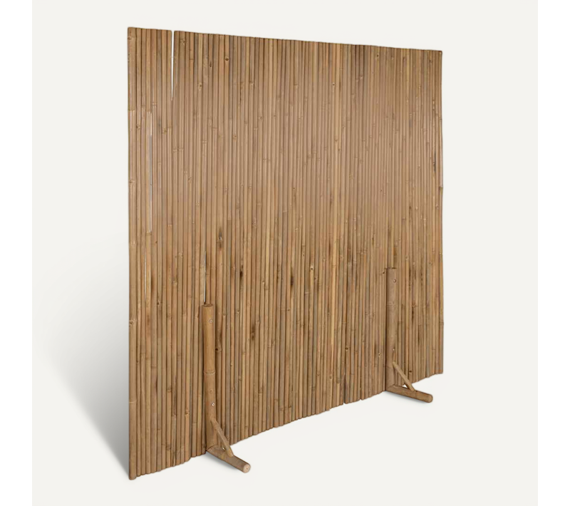 Clôture Bambou 180x170 Cm Séparateur De Pièce Brise-vue Barrière Terrasse Patio Balcon