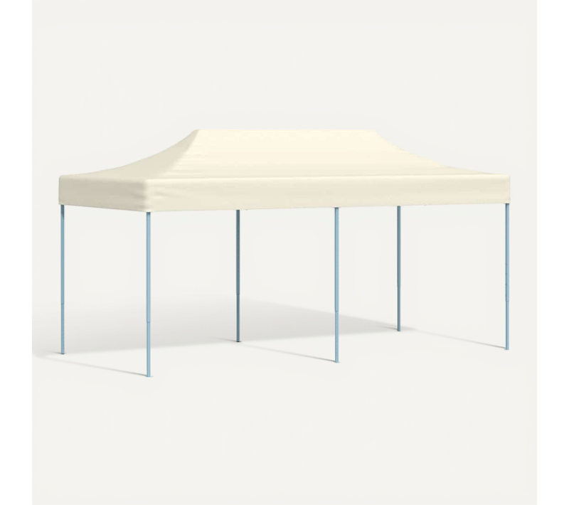 Tente Pliable 3 X 6 M Blanc Crème