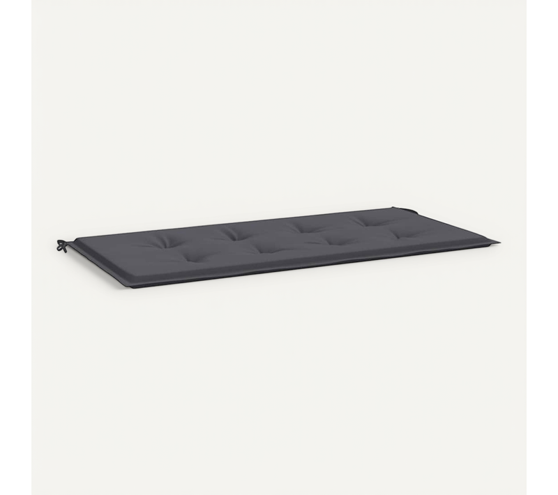 Coussin De Banc De Jardin Anthracite 100x50x3 Cm Tissu Oxford