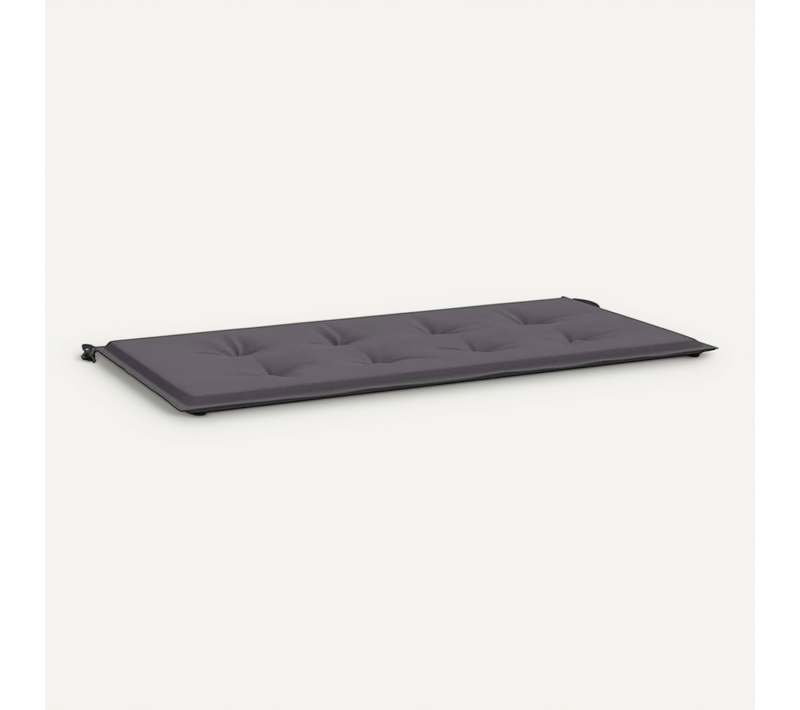Coussin De Banc De Jardin Anthracite 120x50x3 Cm Tissu Oxford