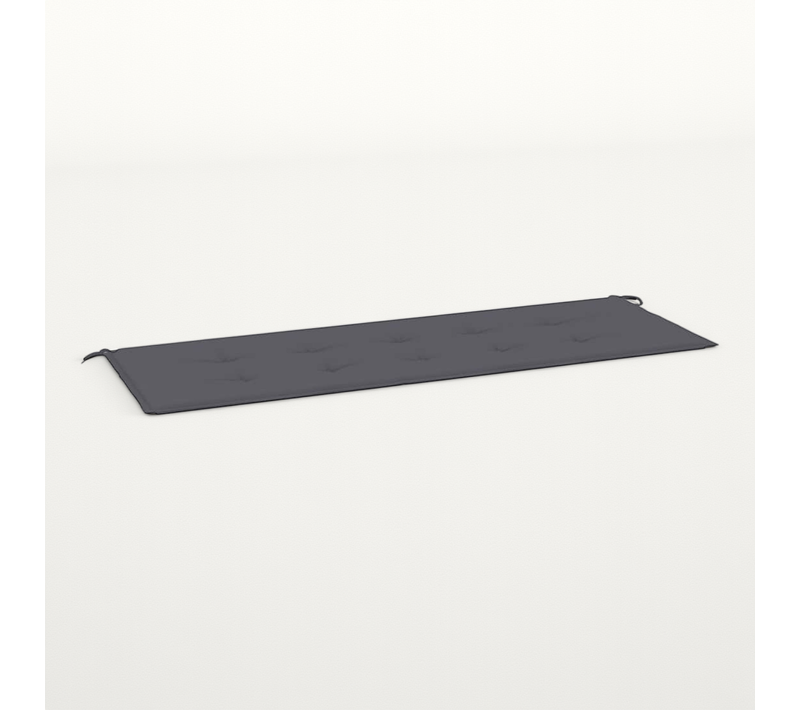 Coussin De Banc De Jardin Anthracite 150x50x3 Cm Tissu Oxford