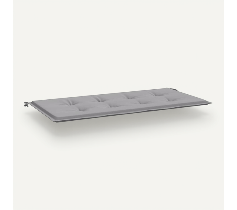 Coussin De Banc De Jardin Gris 100x50x3 Cm Tissu Oxford