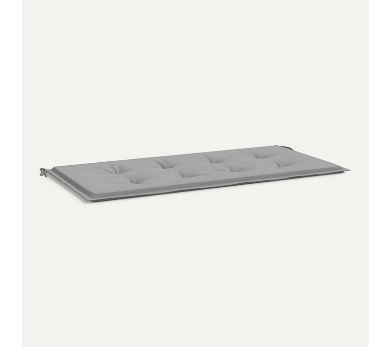 Coussin De Banc De Jardin Gris 120x50x3 Cm Tissu Oxford