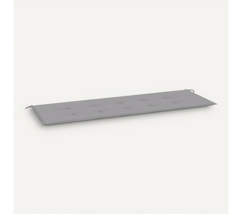 Coussin De Banc De Jardin Gris 150x50x3 Cm Tissu Oxford