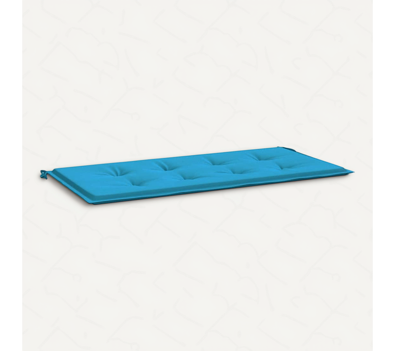 Coussin De Banc De Jardin Bleu 100x50x3 Cm Tissu Oxford