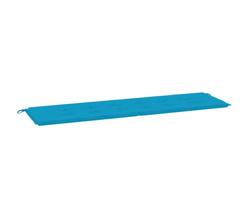 Coussin De Banc De Jardin Bleu 180x50x3 Cm Tissu Oxford