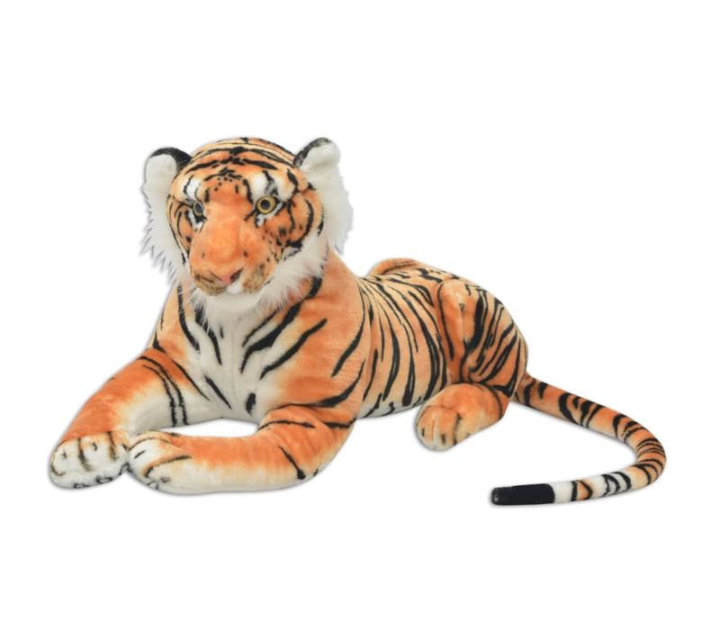 Tigre En Peluche Marron XXL