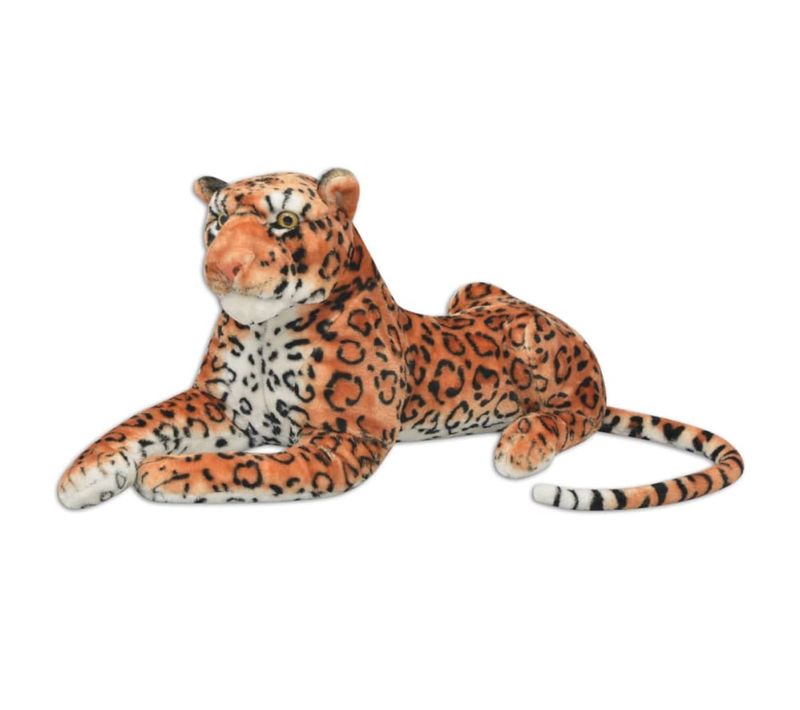 Léopard En Peluche Marron XXL