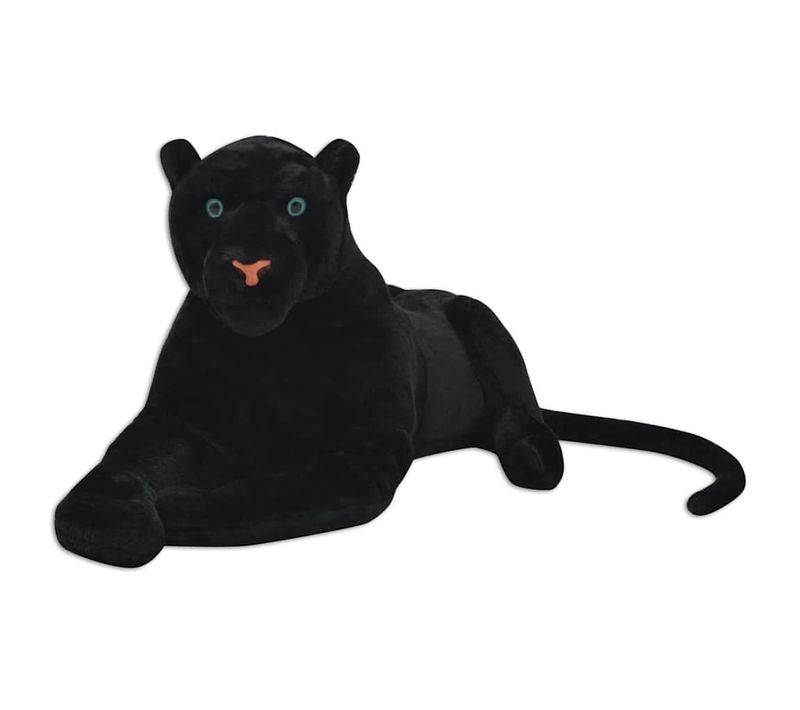 Panthère En Peluche Noir XXL