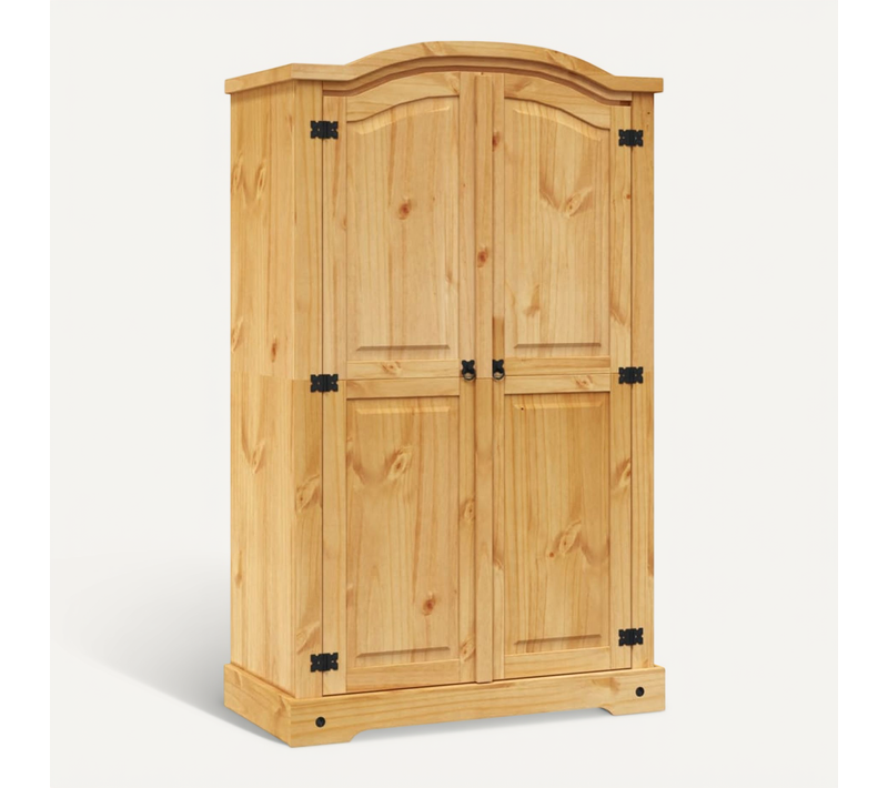 Garde-robe Avec 2 Portes Gamme Corona Pin Mexicain