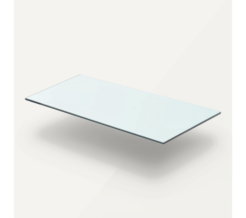 Panneau Pour étagère Verre Transparent 60 X 25 Cm