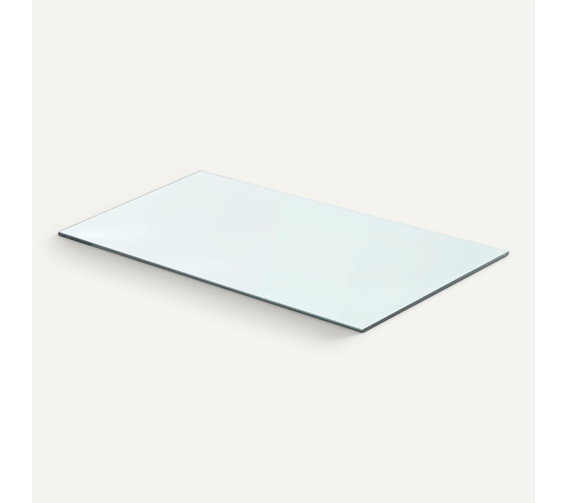Panneau Pour étagère Verre Transparent 60 X 30 Cm