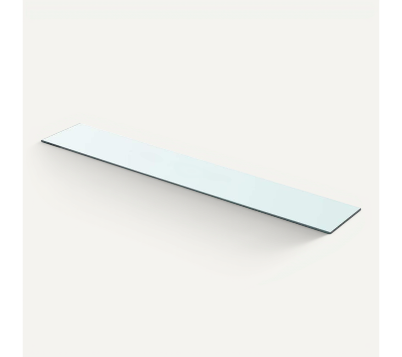 Panneau Pour étagère Verre Transparent 80 X 12 Cm