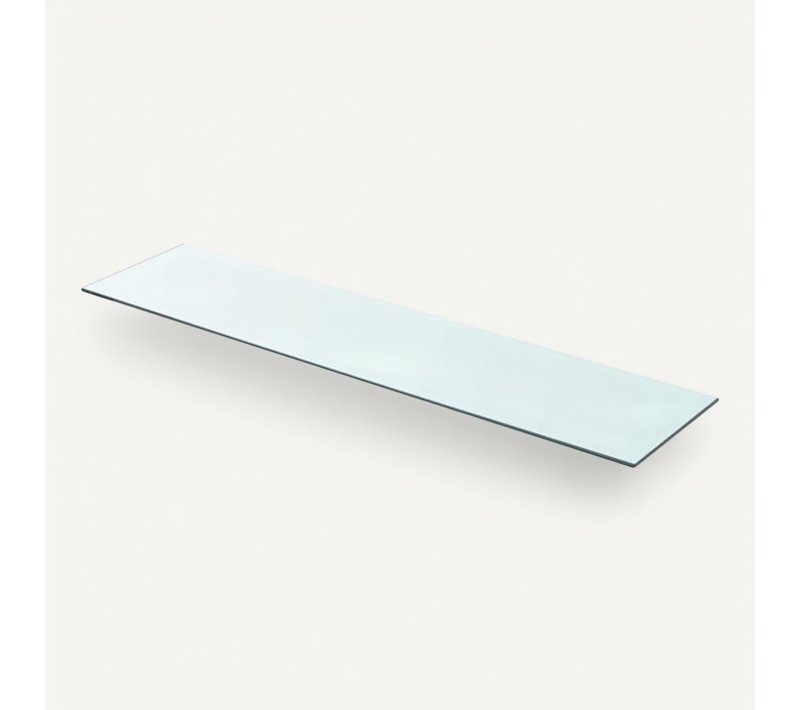 Panneau Pour étagère Verre Transparent 90 X 20 Cm